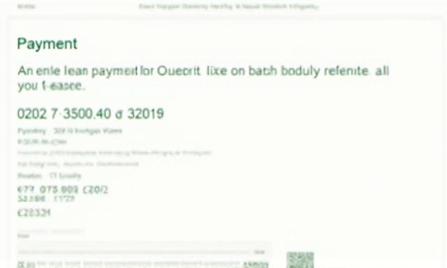 Example of a payment confirmation email